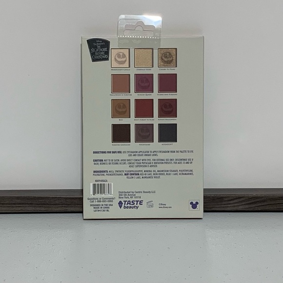 Taste Beauty x Tim Burton’s The Nightmare Before Christmas Eyeshadow Palette-New - Picture 3 of 9